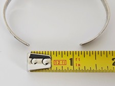Fred Harvey Era Sterling Silver Turquoise Stamped Details Thunderbird Bracelet - Additional view 13
