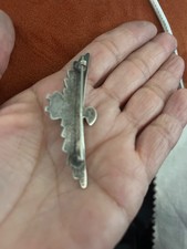 Fred Harvey Sterling Silver Turquoise Thunderbird Pin Brooch 2 1/2 Inches - Additional view 2