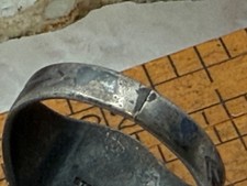 Fred Harvey Era Copper Face Chief Thunderbird & Arrows Cigar Band 9.5--KBB104.25 - Additional view 5