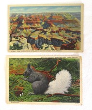 Lot of 7 Fred Harvey Linen Postcards, Grand Canyon, Mohave Desert - Additional view 2