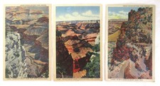 Lot of 7 Fred Harvey Linen Postcards, Grand Canyon, Mohave Desert - Additional view 3