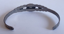 VINTAGE FRED HARVEY NAVAJO SILVER TURQUOISE CUFF BRACELET - Additional view 2