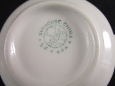 Syracuse China Berkeley Cup & Saucer Fred Harvey Santa Fe Railroad 1965 - Additional view 6