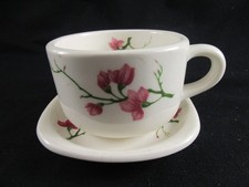 Syracuse China Berkeley Cup & Saucer Fred Harvey Santa Fe Railroad 1965