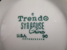Syracuse China Berkeley Bouillan Custard Bowl Fred Harvey Santa Fe Railroad 1965 - Additional view 9
