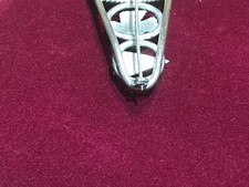 🔥HUGE Antique Fred Harvey-era Native American Cabochon Turquoise Silver Brooch - Additional view 8