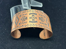 Vintage Copper Fred Harvey Era Southwest Cuff Bracelet - Additional view 1