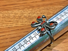 🔥HUGE Antique Fred Harvey-era Native American Cabochon Turquoise Silver Lot 50g - Additional view 7