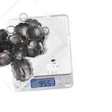 c1940's Navajo Fred Harvey sterling silver link concho belt hand stamped - Additional view 5