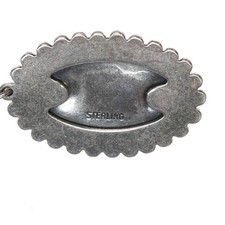 Vintage Fred Harvey type Sterling and turquoise necklace - Additional view 3