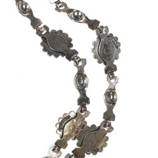 Vintage Fred Harvey type Sterling and turquoise necklace - Additional view 4