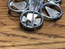 🔥HUGE Antique Fred Harvey-era Native American Cabochon Turquoise 925 Silver Lot - Additional view 13