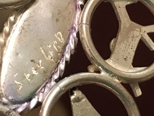 🔥HUGE Antique Fred Harvey-era Native American Cabochon Turquoise 925 Silver Lot - Additional view 6