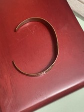 Fred Harvey Era Copper Thunderbird Cuff Bracelet Navajo Bell Trading Stamped 6