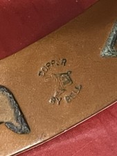 Fred Harvey Era Copper Thunderbird Cuff Bracelet Navajo Bell Trading Stamped 6
