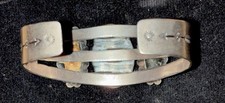 Vintage Fred Harvey Era Native American Sterling & Turquoise Cuff Bracelet, RARE - Additional view 7