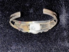 Antique Fred Harvey Era Native American Sterling & Turquoise Cuff Bracelet, RARE - Additional view 7