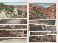Grand Canyon Fred Harvey 10 Post Cards Hermit Rest Hopi House Colorado Riv 1934
