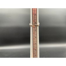 Vintage Fred Harvey‑Style Sterling Ring w/ Cracked Green Turquoise 5.75 - Additional view 1