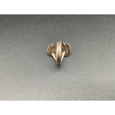 Vintage Fred Harvey‑Style Sterling Ring w/ Cracked Green Turquoise 5.75 - Additional view 2