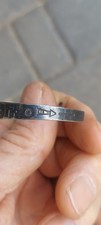 Fred Harvey Era Coin Silver Whirling Logs Cuff Small Wrist - Additional view 5