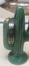 Fred Harvey Era Whirling Logs Thunderbirds Snakes Silver Cuff Small Wrist 5-3/4