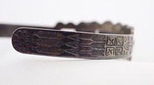 Navajo Fred Harvey Era Green Turquoise Snake Thunderbird Sterling Cuff Bracelet - Additional view 6