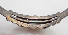 Navajo Fred Harvey Era Green Turquoise Snake Thunderbird Sterling Cuff Bracelet - Additional view 8