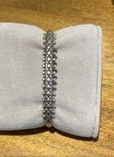 Vintage Silver Fred Harvey Era Beaded Cuff Bracelet - Additional view 4