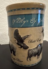 Rare Fred Harvey Trading Company “Wildlife Of Yellowstone” Mug Creme Colored - Additional view 2