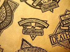 Vintage Fred Harvey 'Traditional Hospitality' Western States Travel Souvenir Bag - Additional view 1