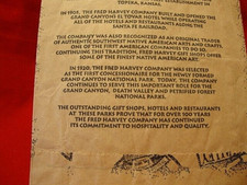 Vintage Fred Harvey 'Traditional Hospitality' Western States Travel Souvenir Bag - Additional view 4