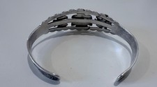 Fred Harvey Era Silver Cerrillos Turquoise Thunderbird Cuff Bracelet 15.7g - Additional view 13