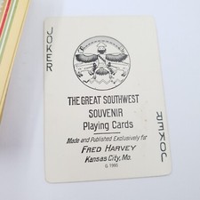 Fred Harvey Souvenir Playing Cards Vintage The Great Southwest Good Order Comple - Additional view 10