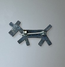 Vintage Horse Dog Fred Harvey Style Native American Art Pin - Additional view 1