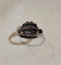 VTG Sterling Silver Fred Harvey ERA Bell Trading Post Turquoise Ring Size 6 - Additional view 6