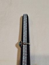 VTG Sterling Silver Fred Harvey ERA Bell Trading Post Turquoise Ring Size 6 - Additional view 8