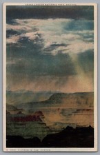 Arizona Grand Canyon Storm in the Canyon Photo Stint Fred Harvey Unposted A223