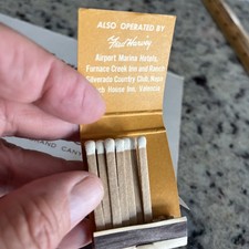 VTG 1963 Fred Harvey Restaurant Menu & 2 Matchbooks Grand Canyon Bright Lodge - Additional view 13