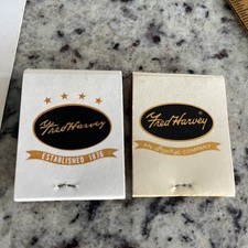 VTG 1963 Fred Harvey Restaurant Menu & 2 Matchbooks Grand Canyon Bright Lodge - Additional view 10