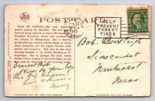 Postcard Fred Harvey NM  Albuquerque Elle of Ganado Navajo Weaver 1919 N755 - Additional view 1