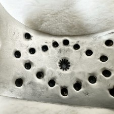 Old Fred Harvey Era Navajo Repousse&Stamped Sterling Silver Cuff Bracelet 52g - Additional view 4