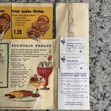 Vintage 1961 BLUE ROOSTER Diner Menu Kansas City MO Fred Harvey Blue Ridge Ctr. - Additional view 6