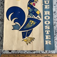 Vintage 1961 BLUE ROOSTER Diner Menu Kansas City MO Fred Harvey Blue Ridge Ctr. - Additional view 10
