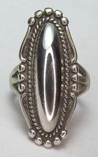 Navajo VIntage Fred Harvey Era Sterling Silver Dome Ring Sz.6.5 NATIVE AMERICAN - Additional view 14