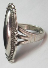 Navajo VIntage Fred Harvey Era Sterling Silver Dome Ring Sz.6.5 NATIVE AMERICAN - Additional view 18