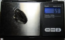 Navajo VIntage Fred Harvey Era Sterling Silver Dome Ring Sz.6.5 NATIVE AMERICAN - Additional view 23