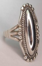 Navajo VIntage Fred Harvey Era Sterling Silver Dome Ring Sz.6.5 NATIVE AMERICAN - Additional view 10