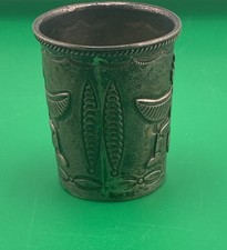 Fred Harvey Era Vintage Navajo Sterling Thunderbird Shot Cup 50 Gr - 2” - Additional view 1