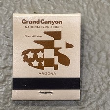 Vintage Matchbook Matches Fred Harvey Grand Canyon National Park Lodges Arizona - Additional view 1
